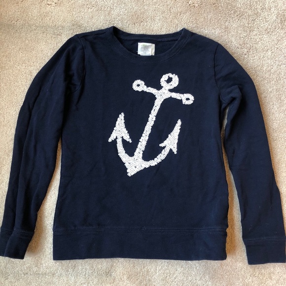 J. Crew Other - Host Pick Crewcuts navy sweatshirt girls sz 12